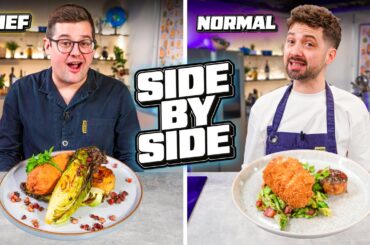 Chef vs Normal (Side by Side Comparison) | Chilli & Garlic Chicken Kyiv
