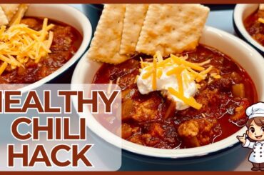 Delicious - Healthy Turkey Chili Hack: Easy Slow Cooker Recipe With Veggies!
