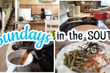 Easy Southern Sunday Cooking | Smoky Pepper Hamburger Steaks & a simple Country Breakfast