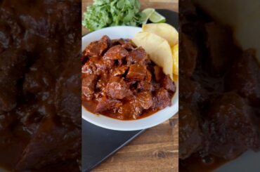 Smoked Chili Colorado #pelletgrill #recipe #bbq #cooking