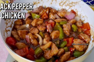 Black Pepper Chicken Recipe | Easy Chinese Stir Fry | Chicken in Black Pepper Sauce