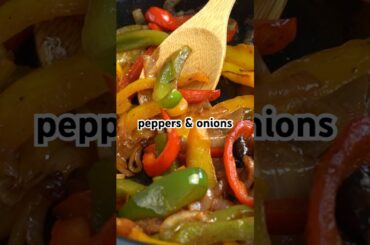 Peppers & Onions | #recipeoftheday