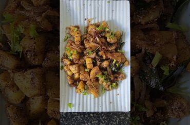 Vazhakka Pepper Fry #vazhakkaivaruval #vazhakkai #pepperfry #foodie #tastyrecipes #shorts