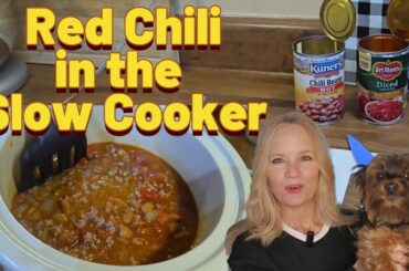 Super Bowl Slow Cooker Red Chili Recipe