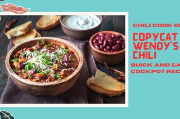 Wendy's Copycat Chili Recipe EXPOSED