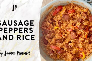 SAUSAGE PEPPERS AND RICE | ONE PAN MEAL