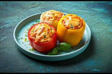 The BEST Stuffed Bell Peppers Recipe (with a Mediterranean Twist!)