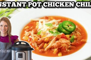 Instant Pot Chicken Chili -- Easy & Cheap Dump & Cook Recipe