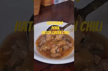 COLORADO PORK GREEN CHILI. GREEN CHILI STEW PERFECT FOR BREAKFAST & SMOTHERED BURRITO #cookingathome