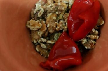 Muhammara Recipe / Red Pepper Dip #howtomake #dips #deliciousfood