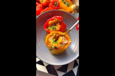 Cheesy Stuffed Bell Peppers