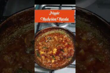 Mushroom Pepper Masala | #aldrinskitchen