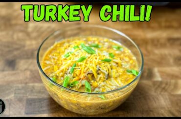 Deliciously EASY Crockpot Turkey Chili Recipe!