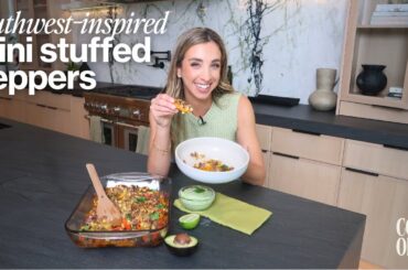 Southwest-Inspired Mini Stuffed Peppers with Lime Avocado Cilantro Crema | 'Come On In' Ep. 13