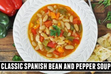 Spanish Bean and Pepper Soup | Heartwarming One-Pot Recipe