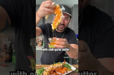 Huge Grilled Lobster with Chili Garlic Butter