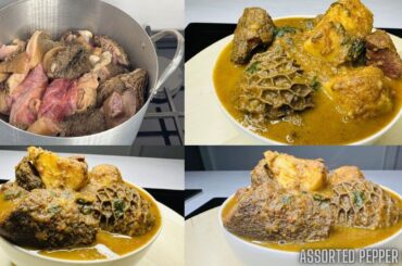 SPICY NIGERIAN PEPPER SOUP RECIPE/ASSORTED MEAT AND YAM PEPPER SOUP+FRIENDS AND FAMILY WILL LOVE IT.