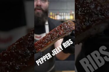 Smoked Pepper Jelly Ribs!