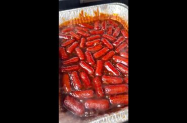 Dr. Pepper Lil Smokies Appetizer on the Gravity Series