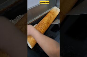 pepper dosa | south Indian food #dosa #recipe #bigdosa #shorts