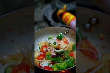 Stir-fried pork intestines with bell peppers easy to cook #shorts #pork #porkrecipe #deliciousfood