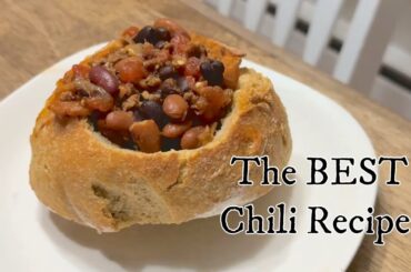 The BEST Chili Recipe | Fresh Milled Flour Bread Bowl