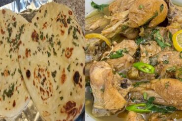 Ramzan Special Recipes | Black Pepper Chicken Karahi Restaurant Style | Butter Naan Recipe on Tawa