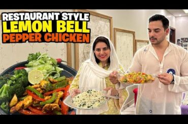 Chef's Recipe For Lemon Bell Pepper Chicken | Fatima Effendi | Kanwar Arsalan