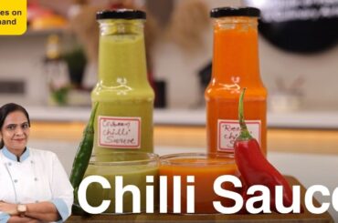 Stop Buying Chili Sauce From Market, Make Green Chili&Red Chili Sauce At Home, Chinese Sauce Recipe