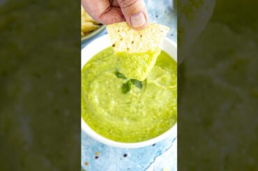 CREAMY Avocado Salsa Verde