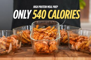 HIGH PROTEIN BUDGET FRIENDLY MEAL PREP | Chilli Chicken Loaded Fries