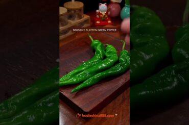 24 Trending stir fried beef with green pepper recipe in China Do u want to try #recipe #cooking #chi