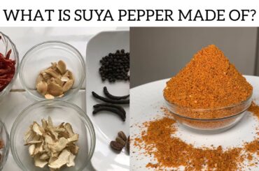 How To Make Authentic Nigerian SUYA PEPPER | Hausa YAJI (SUYA SPICE) Recipe