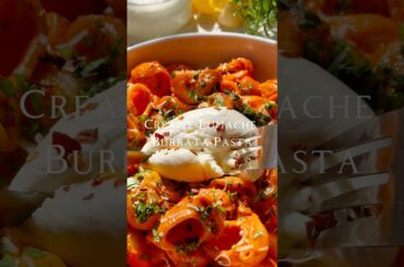 Creamy Lumache Burrata Pasta #youtubeshort #shortsfeed #shortvideo #shorts