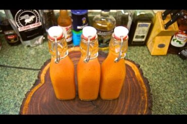 Hot Sauce Recipe ~ Fiery Mango Roasted Hot Pepper Sauce