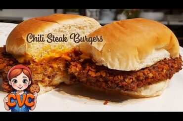 How to Deep Fry A Hamburger - How to Make A Fried Chili Hamburger - BEST Burger Ever Recipe!
