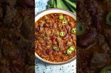 AWARD WINNING Short Rib and Chorizo Chili