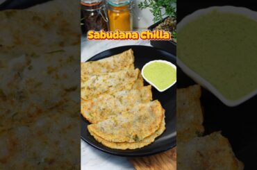 Sabudana Chilla Recipe | Sabudana Recipe | Navratri Recipe | #shorts #shortsfeed #vrat #sabudana