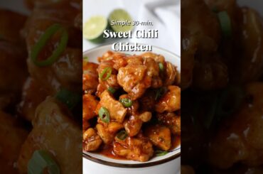Simple 30-min. Sweet Chili Chicken #friedchicken