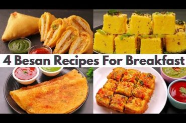 4 Easy & Tasty Besan Recipes That Everyone Loves | Easy Besan Recipes