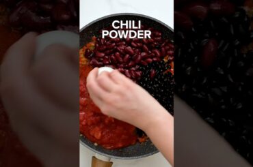 Chili-Stuffed Sweet Potatoes | Skinny Ms. #shorts #recipe