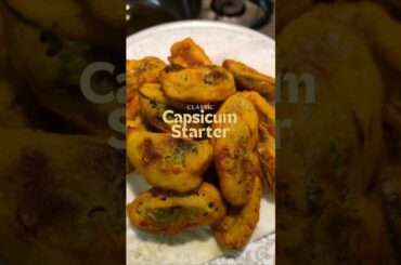 Easy Capsicum Starter Recipe | Crispy Party Snack | Quick Veg Appetizer #recipe #food