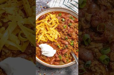 The BEST Classic Chili