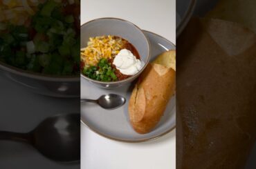 Delicious Homemade Chili Recipe #recipe #chili #dinner #food #shortvideo #deliciousfood #yummy
