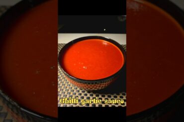 Chilli garlic sauce recipe #shortsfeed #ytshorts