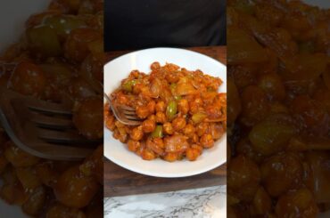 Crispy Chilli Chana ASMR Cooking |#shorts #food #asmr #recipe #asmrcooking #indianasmrworld #cooking
