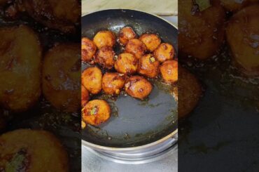 Easy chilli potato #chilipotato #chili #asmr #asmr #asmrcooking #asmrsounds  #bongranna#shortsfeed