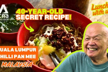 Indian Chinese Tutor Takes Us To OG Malaysia Chilli Pan Mee | Lunch With Us: Kuala Lumpur