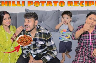 Public demand chilii potato recipe | Ankush Saxena | Swati Shrivatav | Cute Couple
