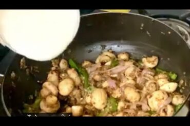 CREAMY  BUTTERY BLACK PEPPER MSSHROOM black pepper mushroom recipe #rajnichoprarecipe#kithenhacks